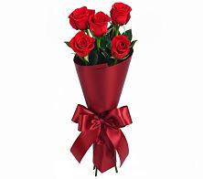 Букет 5 Красных роз Эдлесс Лав в Миньяре