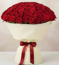 Букет 101 Красная роза Милано в Миньяре