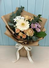 Букет цветов из:  Герберы и Хризантемы в Миньяре