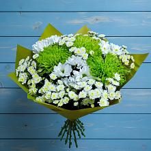 Букет цветов из:  Хризантемы #REPLACE_PRED# Миньяре