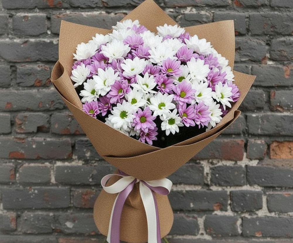 Букет цветов из: Хризантемы в Миньяре