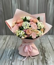 Букет цветов из:  Гвоздики, Розы и Хризантемы в Миньяре