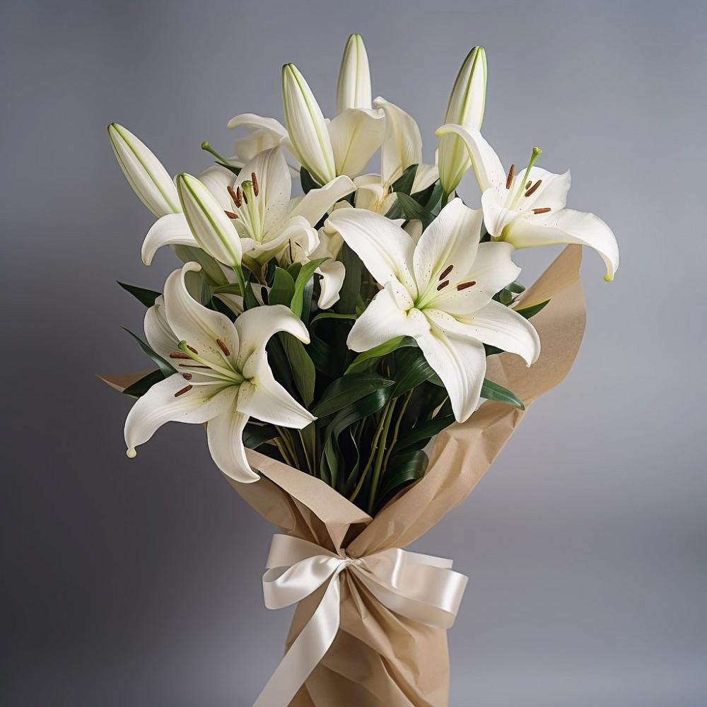 Букет цветов из: Лилии в Миньяре