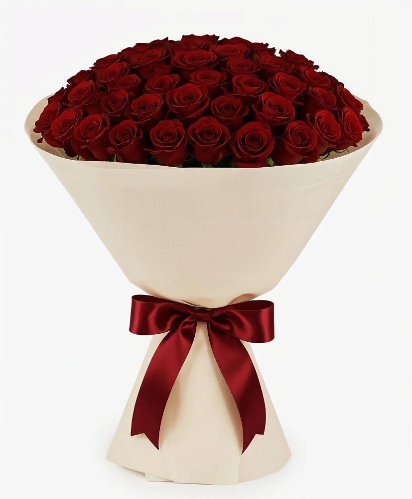 Букет 101 Бордовая роза Блэк Бакарра в Миньяре